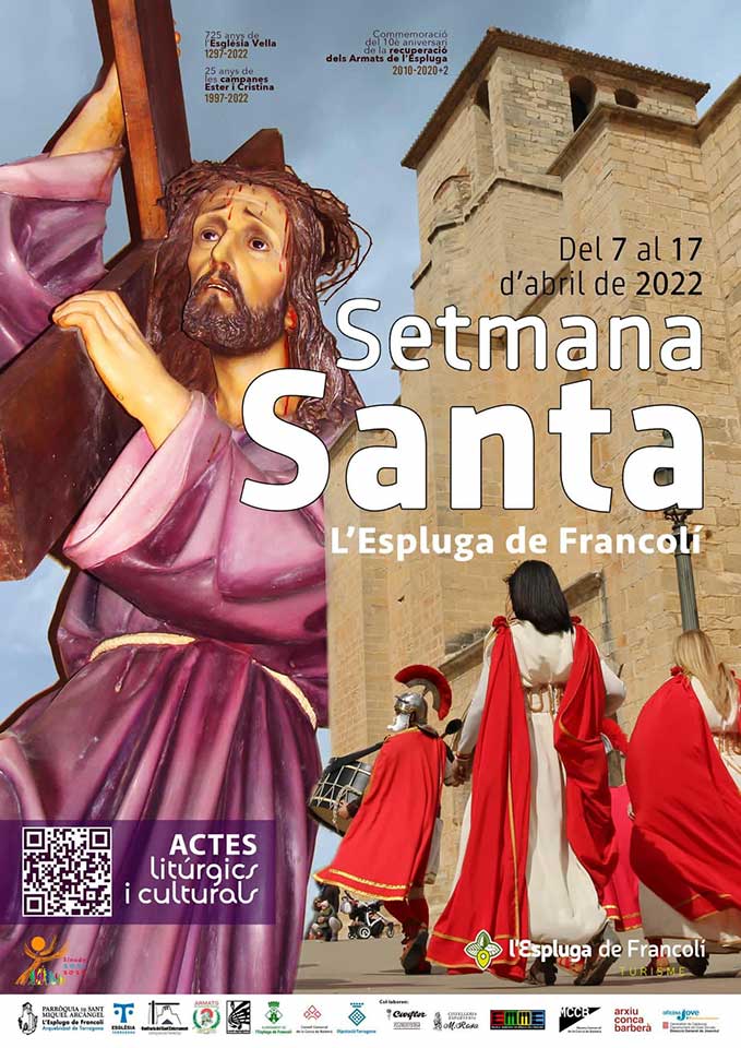 Cartel de Semana Santa en L'Espluga de Francolí 2022